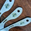 Hornet L Set of Throwing Knives, Engraved Carbon Steel, 12in (300mm), 270g, Polished – Set of 3 Knives NozhTop - Image 3