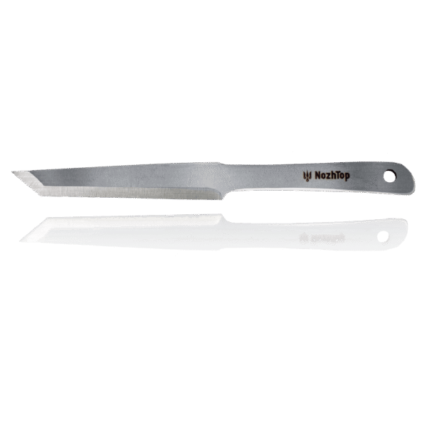 Couteau de lancer Tantogator – 270 mm (10,6 po), 240 g, acier à ressort poli par NozhTop
