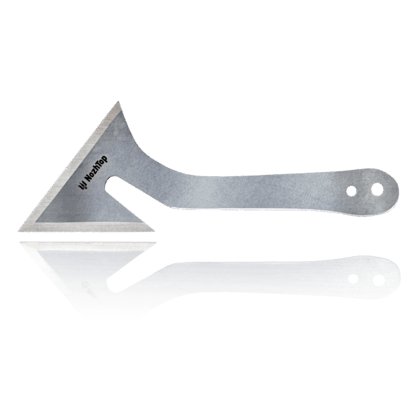 NozhTop Throwing Axe Maxi 12 inches - 350 gramm polished spring steel