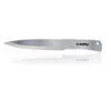 No-Spin Throwing Knife "Combat M" – 250mm, Polished Carbon Steel, Balanced Grip by NozhTop