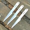 Set of 3 "Shrapnel" Throwing Knives – 9.8in (250mm), 220g, Swedish Spring Steel, No-Spin & SKANF by NozhTop - Imagen 3