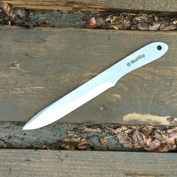 Freeknife M2 Throwing Knife – 250mm (9.2in), 250g, Polished Spring Steel by NozhTop – Image 2