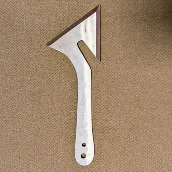 NozhTop Throwing Axe Maxi 12 inches - 350 gramm polished spring steel – Image 3