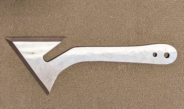 NozhTop Throwing Axe Maxi 12 inches - 350 gramm polished spring steel – Image 4